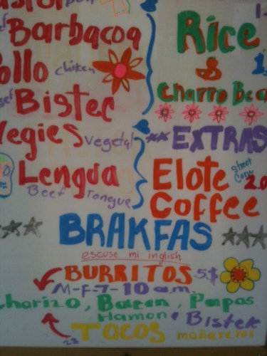 Racist La Ventana Menue