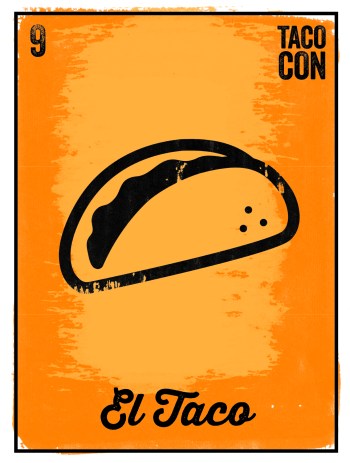 TacoCon (Cerveza) Loteria Card #1 El Taco